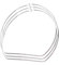 SHINEOFI 5 Stück 8 Taschenring taschengurt taschenband schulterholster rucksackgurt Meeresharzfüllstoffe Taschenherstellungszubehör d-Ring d-Schnalle öffnen Speicherring Halterung