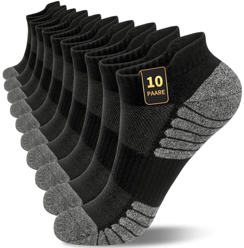 PROPOG 10 Paia Calzini Uomo Corti, Calze Donna Cotone Fantasmini Antiscivolo Calzini Da Lavoro Uomo Sweat-assorbente E Traspirante, Adatto Per Il Lavoro, Lo Sportivi La Vita Quotidiana