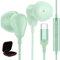 USB C Kopfhörer für Samsung A26 A16 5G A36 A56 A55 A35 Galaxy A54 A34,In Ear Typ C Headset USB C Anschluss Ohrhörer mit Kabel Mikrofon für Google 9 Pro 8a Pixel 7 iPhone 16 15 iPad Xiaomi 14T 15 Honor