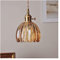 Modern Pendelleuchte Nordische Glas-Pendelleuchte, Blumen-Beleuchtungsschirm, Messing-Hängelampe, Deckenleuchte, Schlafzimmer, Nachttisch, Esszimmer, Loft, Café, Bar, Hängeleuchten(Amber)