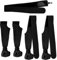 perfk Hundestiefel, Hundepfoten-Abdeckung, verstellbare Hundestiefel, Leggings, Hundeschuhe für regnerisches Wetter, Spaziergänge auf heißen Gehwegen, im, M