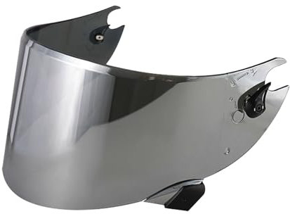 Visiera Casco Moto per Shark Race R Pro GP,Visiera Per Casco da Moto, Sostituzione della Visiera della Lente del Casco del Parabrezza del Motociclo per Il Casco Integrale (Argento)