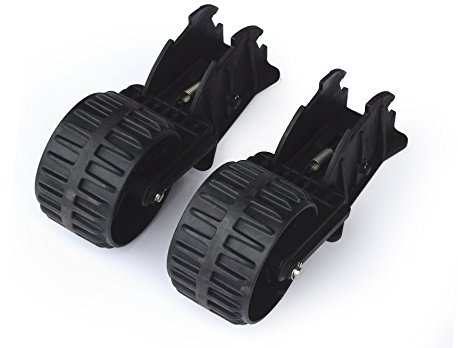 Alpuna Nylon-Slipräder für die Heckspiegelmontage (Schwarz)