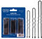 Ponik’s Haarnadeln aus Metall 3 Größen – Haarklammern Bobby Pins U-Form – Schwarz, 100 Stück