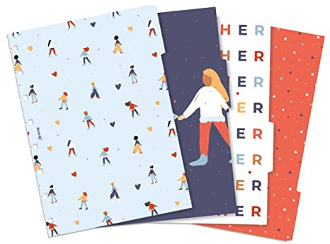 4er Notebook Trennblätter Together - A5