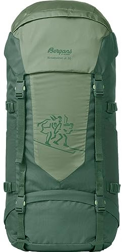 Bergans Kinder Birkebeiner 30 Rucksack, Dark Jade Green-Jade Green