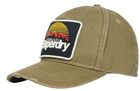 Superdry Damen Graphic Trucker Cap Baskenmütze, kaki, One Size