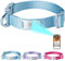 ThinkPet Intelligenter QR-Code Hundehalsband - Aus Nylon, Verstellbare Größe, Langlebig & Komfortabel, Echtzeit-Ortung mit Kontaktinformationen des Besitzers-Hellblau-Klein(Halsumfang:22-30cm)