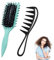 IETWATE Lockenbürste Naturlocken, Haarbürste für Locken für Damen Herren, Formen Curly Hair Brush, Defining Styling Massage Curl Brush mit Breite Lockenkamm, für Verschiedenen Arten Von Haaren