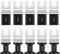 LEILUO 10 Pcs Bi Metal Multitool Blades Universal Multi Tool Accessories for Wood Nails Compatible with DeWalt Makita Ryobi and More