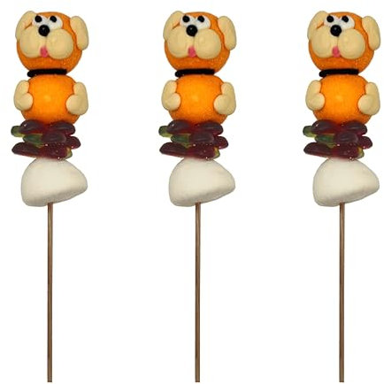 I laboratori di TONTON PIERROT - Confetteria artigianale francese, spiedino: (cane 55 g. Confezione da 3