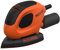 Black+Decker Dreieckschleifer Mouse (55 Watt, 133 x 95 mm, mit Staubsaugeradapter, zum Schleifen/Polieren, Klettfix-System, inkl. 6 Schleifpapiere + 12 Ersatzschleifpapierspitzen, Koffer) BEW230K