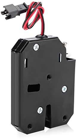 Sonew Verrou électromagnétique DC 12V, Serrure de contrôle électrique Tiroir Commutateur Casiers Verrouillage, magnétique intelligent Verrouillage, Libre-service Sans Détecteur