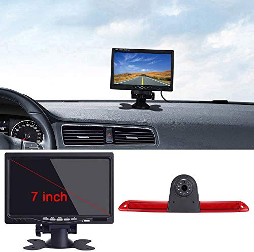 HD Transporter Rückfahrsystem Bremsleuchte Rückfahrkamera Dachkamera Einparkkamera Einparkhilfen Mit winkelverstellbar Kompatibel mit Mercedes Benz Sprinter W906 W907 W910 316/V W Crafter Caravelle