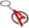 MV15579 Porte-clés logo Avengers Marvel en métal 14 x 9,5 cm, Red