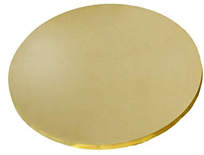 GOONSDS Brass Disc Round Plate Sheet H62 Copper Alloy Solid Circle High Hardness Good Ductility Thickness1.5Mm, 1PCS,Diameter:150mm