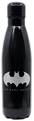 Stor BATMAN - Grande Bouteille Isotherme - Gourde réutilisable BATMAN - Bouteille transportable noire - 780 ml