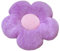 LANFIRE Blumenkissen Blumenkissen normales Kissen Auto Kissen Stuhlkissen Sofakissen Zierkissen (40 * 40 cm, Purple)