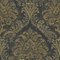 BRICOFLOR Barock Tapete schwarz gold im Vintage Stil Elegante Vliestapete mit Ornamenten ideal für Wohnzimmer und Esszimmer