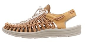 KEEN Damen Uneek Sandalen, Eichenholz/Streifenhörnchen, 36 EU