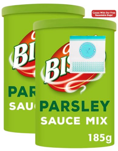 Parsley Sauce Mix Granules 185g - Bundle Bistoo Pack of 2