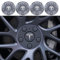 4 Stück Auto Radnabenkappen für Tesla Model 3 Highland 2024, Nabendeckel Felgendeckel Wasserdicht Staubdicht Radmittenabdeckung für Dekoration von Automobilen Rad