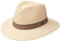 LIPODO Sombrero de Paja Namanto Traveller Mujer/Hombre - Made in Italy Sol Verano Playa Primavera/Verano - M (56-57 cm) Blanco Crema