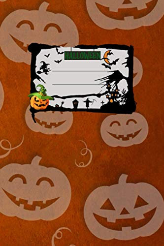 Halloween Notizbuch: DIN A5 Notiz Buch für den Halloween Fan mit 120 Seiten. Als Planer, Tagebuch, Info Heft, Logbuch für die Halloween Party zu ... Freak. Tolles Halloween Dekoration Geschenk.