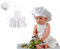 Baby Koch Kostüm Set,Neugeborene Baby Koch Kostüm Fotografie Fotos Requisiten Outfits Hut + Schürze,Baby Geburtstag Fotografie Prop