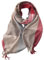 spirgear Schal Damen Winter Kariert Winterschal Weicher Warmer Damenschal Mit Quasten 200 x 65 cm, Rot Grau