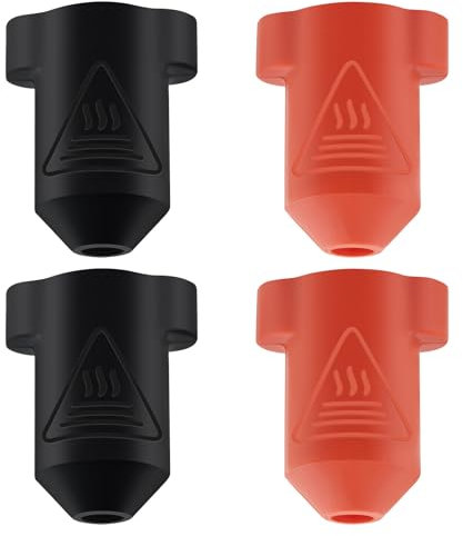 UniTak3D K1 Max 3D Printer Hotend Cover Calze in Silicone Compatible with Creality K1 e K1 Max Stampanti 3D-4Pz