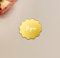 20 Stück goldene Acryl-Hochzeits-Tischkarten, verspiegelte Jakobsmuschel-Tischkarte, lasergeschnittene, gewellte Kreise, Acryl-Tischkarte, Namens-Tischkarte (Goldspiegel, 7,6 cm)