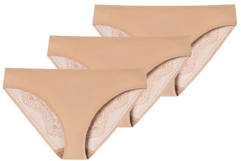 Schiesser - Invisible Lace - Slip - 3er Pack (34 Maple)