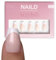 NAILD Soft Gel Press On Nails | 30x dünne und wasserfeste Nägel zum Aufkleben | Natürliches Tragegefühl | Nagellack-Ersatz | Premium Kunstnägel | Coffin Nagelform (French White, Coffin)