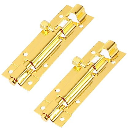 Angoily 2piezas Pestillo Antirrobo Deslizante Cerradura De Seguridad Compatible Puertas Correderas