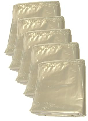 5x Handelskönig Entsorgungssack 2500 Liter Abfallsack Müllsack Mülltüte ca. 60 my - ideal zur Entsorgung von Styropor, Bauabfällen uvm.