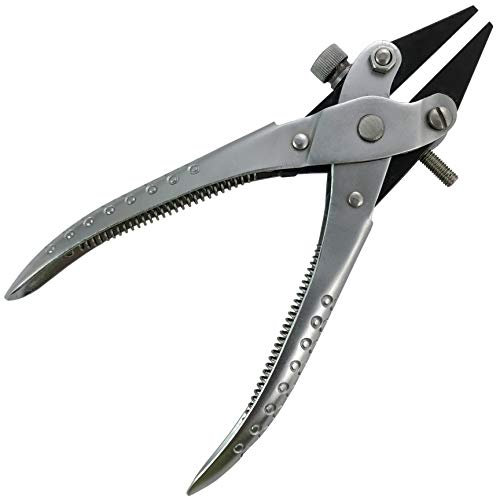 FLAT NOSE SCREW PARALLEL ACTION PLIERS (170mm) : Jewellery Beading Design Tool (220)