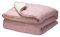 Pikolin Home - Couette Berceau en Fibre Creuse Siliconée Ecolofil, 300g - pour Toutes Les Saisons, Confort Durable, Lavable en Machine, Marque Européenne - 100 x 120 cm, Mauve/Blanc