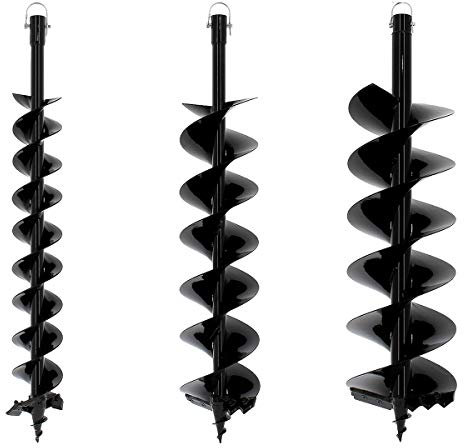 Suricut Lot de mèches Semi-Professionnelles Ø 100 + 150 + 200 mm pour tarière Thermique