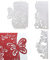 Luvadeyo 3 STK Stanzschablone Spitze Rahmen Scrapbooking Metall Stanzformen Bilderrahmen Dekoration für DIY Grußkarte Postkarte Album Kartenherstellung