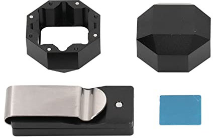 Dilwe Billard-Kreide-Halter-Clip, Magnetischer Billard-Kreide-Halter aus Aluminium, 2 Schichten, Leises Billard-Zubehör