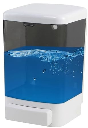 VENKERCHI Manual Soap Dispenser Kitchen Bathroom Hand Wall Mounted Dispensers Commercial for Liquid Containers Shampoo Gel Chamber Plastic - 1000ml(33.8 oz)