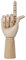 TOUROCMONT Gliederhand Holzhand Zeichenpuppe Modellhand 18 cm, 30cm, Links, Rechts, beweglich zum Malen(Rechts, 18CM)