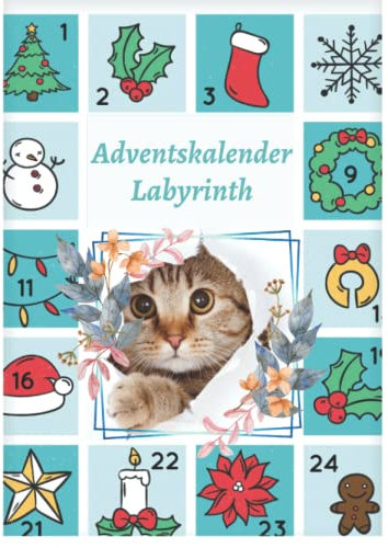 Adventskalender Labyrinth: Adventskalender Für kinder 2023 ,Ein Geschenk Mit 25 Labyrinthen Zur Unterhaltung Es Wird Erwachsenen Und Kindern Zur Weihnachtsfeier Geschenkt.