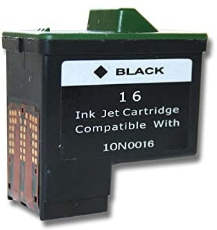 vhbw Tintenpatrone Schwarz kompatibel mit Lexmark x1185, x1190, x1195, x1196, x1250, x1270, x2225, x2230, x2250 Drucker (wiederaufgefüllt, 15ml)