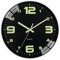 HZDHCLH Luminous Wall Clock 12 Inch Silent Non Ticking Clock for Living Room Bedroom Kitchen Office
