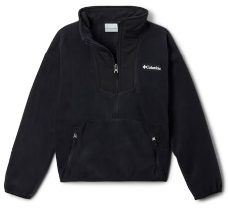 Columbia Felpa in pile unisex Sequoia Grove con mezza zip, nero, L