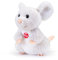 Trudi Sw Col Maus Mini-Plüschtier für Auto oder Schlüsselanhänger, 10x6,5x9cm Grosse XXS | Sweet Collection | Modell TUDL0000