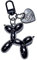 Pithayla Schlüsselanhänger für Mädchen, Cute Ballon Dog Design Damen Keychain Schlüssel Taschenanhänger für Rucksack Bag, Aesthetic Charm Accessories (Full Black)