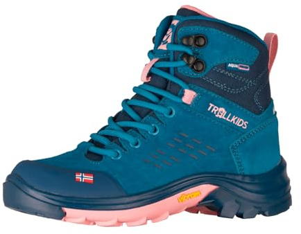Trollkids Kids Trollsteinen Hiker Mid XT 36, Harbor Blue